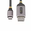 StarTech.com 10 pēdu (3 m) USB-C uz DisplayPort adaptera kabelis, 8K 60 Hz, 4K 144 Hz, HDR, USB Type-C uz DP 1.4 video pārveidotāja kabelis, saderīgs ar USB4/Thunderbolt 3/4