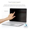 StarTech.com 14 collu 16:10 pārvēršamais privātuma ekrāns ar skārienjūtību, pretatspīduma privātuma filtrs, klēpjdatora monitora ekrāna aizsargs ar 51% zilās gaismas samazinājumu