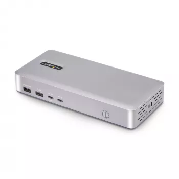 StarTech.com Dual-Monitor USB4 dokstacija, divi 4K 120Hz vai viens 8K 60Hz HDMI, 100W klēpjdatora uzlāde, 2.5GbE, USB-C vairāku monitoru doks, bez draiveriem