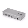 StarTech.com Dual-Monitor USB4 dokstacija, divi 4K 120Hz vai viens 8K 60Hz HDMI, 100W klēpjdatora uzlāde, 2.5GbE, USB-C vairāku monitoru doks, bez draiveriem