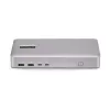 StarTech.com Dual-Monitor USB4 dokstacija, divi 4K 120Hz vai viens 8K 60Hz HDMI, 100W klēpjdatora uzlāde, 2.5GbE, USB-C vairāku monitoru doks, bez draiveriem
