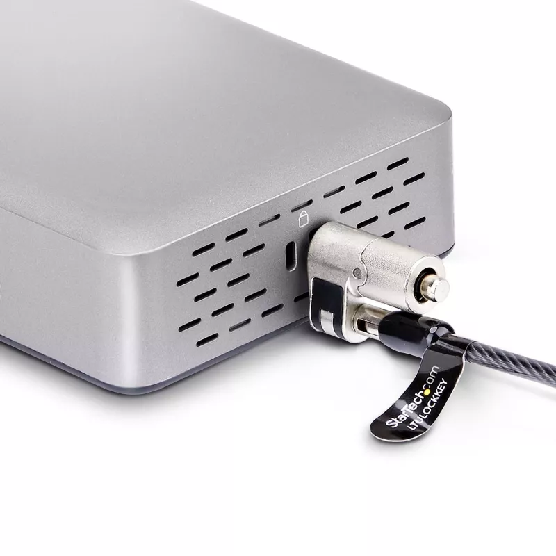 StarTech.com Dual-Monitor USB4 dokstacija, divi 4K 120Hz vai viens 8K 60Hz HDMI, 100W klēpjdatora uzlāde, 2.5GbE, USB-C vairāku monitoru doks, bez draiveriem