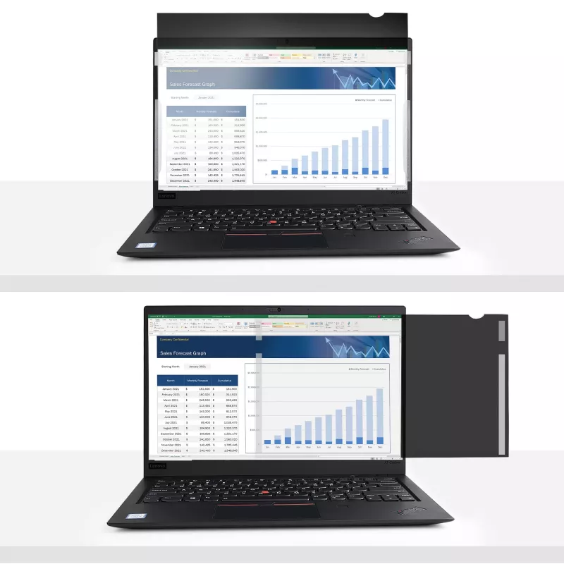 StarTech.com 15,6 collu 16:9 klēpjdatora privātuma filtrs, pretatspīduma privātuma ekrāns ar 51% zilās gaismas samazinājumu, piezīmjdatora ekrāna aizsargs ar +/- 30 grādu skata leņķi, matēts/spīdīgs