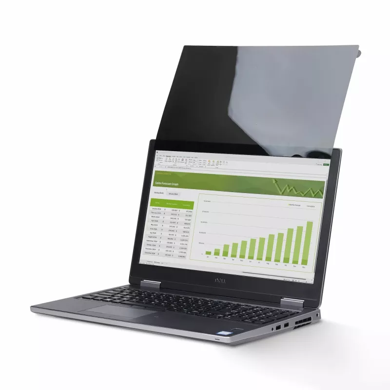 StarTech.com 15,6 collu 16:9 paceļams privātuma ekrāns ar pieskārienu, pretatspīduma zilās gaismas filtru, klēpjdatora monitora ekrāna aizsargs, +/- 30° skata leņķis