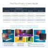 StarTech.com 15 collu MacBook Air 2023 klēpjdatora privātuma ekrāns, noņemams un atgriezenisks pretatspīduma privātuma filtrs, magnētisks klēpjdatora ekrāna aizsargs ar 51% zilās gaismas samazinājumu