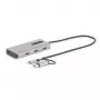 StarTech.com USB-C multiportu adapteris ar pievienotu USB-C uz USB-A pārveidotāju, duālais HDMI (4K30Hz/1080p60Hz), 3x USB-A 5Gbps, mini ceļojumu dokstacija, klēpjdatoru dokstacija, 1,3 pēdu/40cm kabelis
