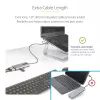 StarTech.com USB-C multiportu adapteris ar pievienotu USB-C uz USB-A pārveidotāju, duālais HDMI (4K30Hz/1080p60Hz), 3x USB-A 5Gbps, mini ceļojumu dokstacija, klēpjdatoru dokstacija, 1,3 pēdu/40cm kabelis