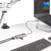 StarTech.com USB-C multiportu adapteris ar pievienotu USB-C uz USB-A pārveidotāju, duālais HDMI (4K30Hz/1080p60Hz), 3x USB-A 5Gbps, mini ceļojumu dokstacija, klēpjdatoru dokstacija, 1,3 pēdu/40cm kabelis