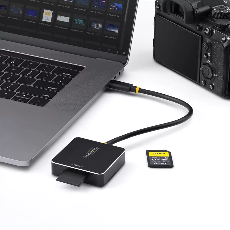 StarTech.com 1B-USB-C-SDE-ADAPTER karšu lasītājs USB 3.2 Gen 2 (3.1 Gen 2) Type-C melns