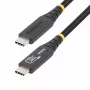 StarTech.com 1m (3,3 pēdas) USB4 kabelis, USB-IF sertificēts USB-C kabelis, 40Gbps, 240W Power Delivery PD 3.1 EPR, 8K 60Hz, USB Type-C datu pārsūtīšanas kabelis/vads, saderīgs ar Thunderbolt/USB 3.2 pieslēgvietām
