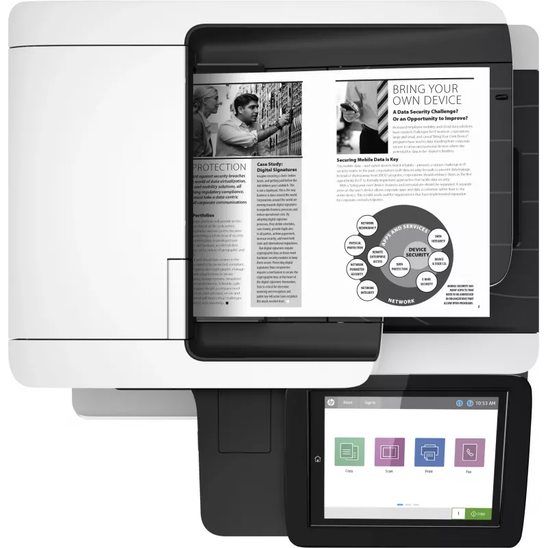 HP LaserJet Enterprise MFP M528dn, lāzerprinteris, vienkrāsas druka, 1200 x 1200 DPI, A4, tiešā druka, melns, balts