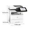HP LaserJet Enterprise MFP M528dn, lāzerprinteris, vienkrāsas druka, 1200 x 1200 DPI, A4, tiešā druka, melns, balts