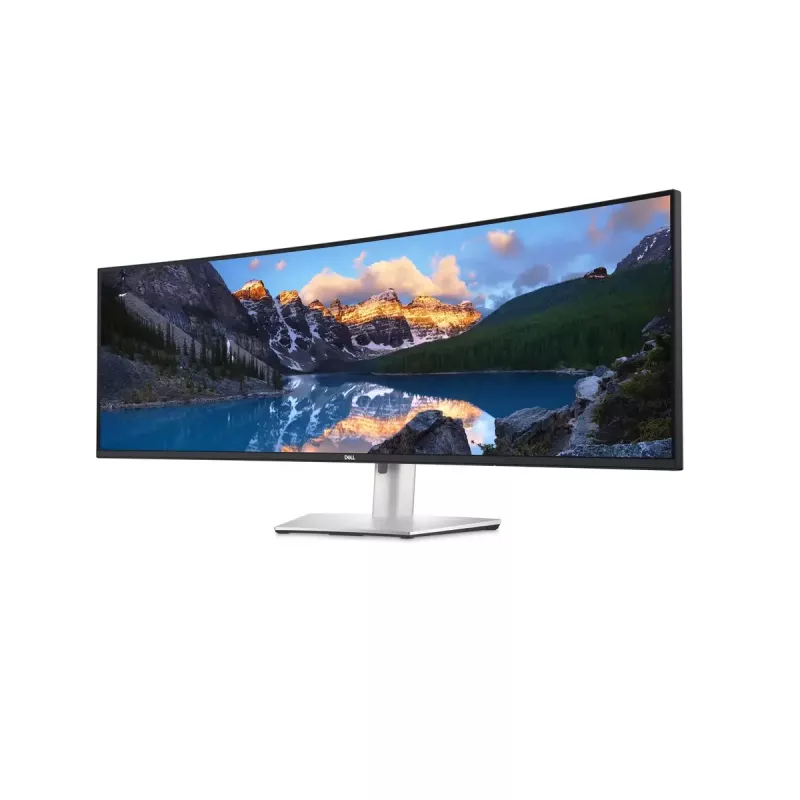 DELL UltraSharp U4924DW datora monitors 124,5 cm (49 colli) 5120 x 1440 pikseļi 5K Ultra HD LCD Melns, Sudrabs