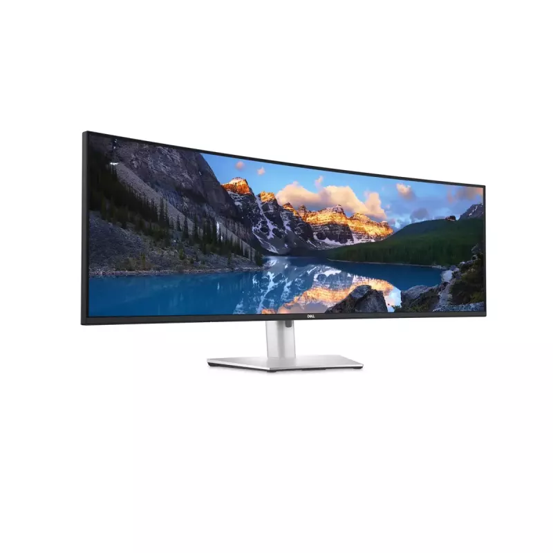DELL UltraSharp U4924DW datora monitors 124,5 cm (49 colli) 5120 x 1440 pikseļi 5K Ultra HD LCD Melns, Sudrabs