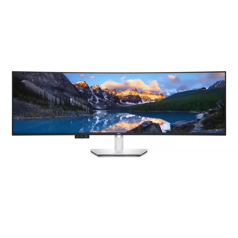 DELL UltraSharp U4924DW datora monitors 124,5 cm (49 colli) 5120 x 1440 pikseļi 5K Ultra HD LCD Melns, Sudrabs