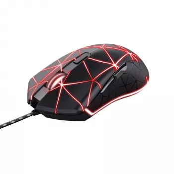 Trust GXT 133 Locx pele Spēlēm Labās rokas USB Type-A Optiskā 4000 DPI