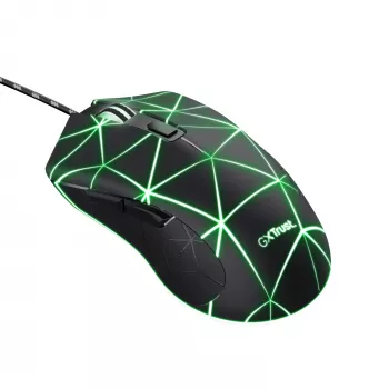 Trust GXT 133 Locx pele Spēlēm Labās rokas USB Type-A Optiskā 4000 DPI
