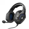 Trust GXT 488 Forze PS4 austiņas ar vadu, galvas lentes, spēlēm, melnas
