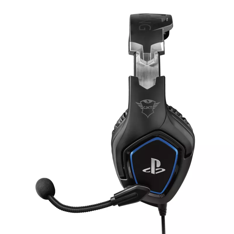 Trust GXT 488 Forze PS4 austiņas ar vadu, galvas lentes, spēlēm, melnas