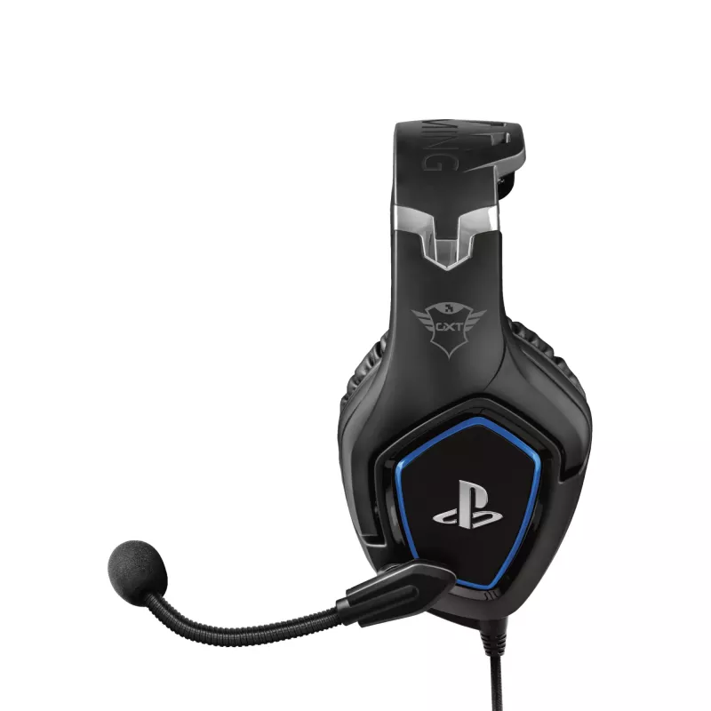 Trust GXT 488 Forze PS4 austiņas ar vadu, galvas lentes, spēlēm, melnas