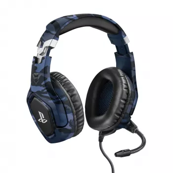 Trust GXT 488 Forze PS4 austiņas Ar vadu Austiņu lente Spēļu Melns, Zils