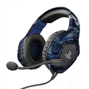 Trust GXT 488 Forze PS4 austiņas Ar vadu Austiņu lente Spēļu Melns, Zils
