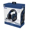 Trust GXT 488 Forze PS4 austiņas Ar vadu Austiņu lente Spēļu Melns, Zils