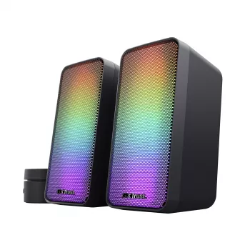 Trust GXT 611 Wezz skaļruņu komplekts 6 W PC/Portatīvais dators Melns 2.0 kanāli 3 W