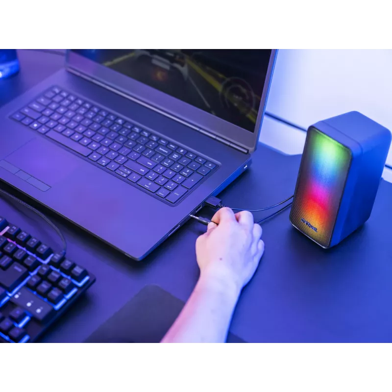 Trust GXT 611 Wezz skaļruņu komplekts 6 W PC/Portatīvais dators Melns 2.0 kanāli 3 W