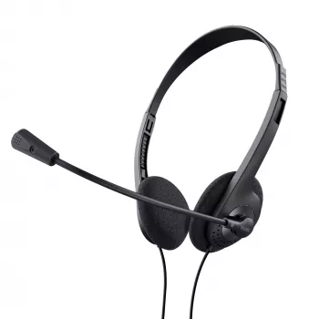 Trust 24659 austiņas/headset Vadu Austiņu uzgalis Zvani/Mūzika Melns