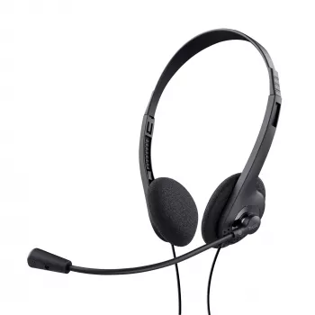 Trust 24659 austiņas/headset Vadu Austiņu uzgalis Zvani/Mūzika Melns
