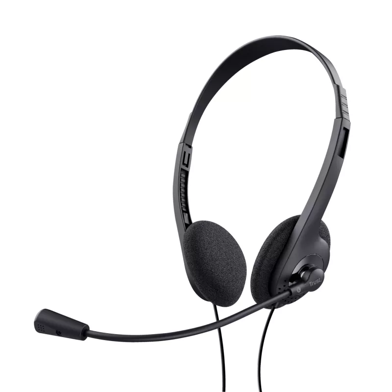 Trust 24659 austiņas/headset Vadu Austiņu uzgalis Zvani/Mūzika Melns