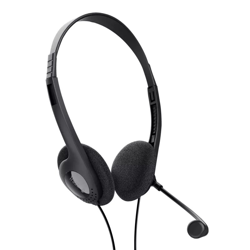 Trust 24659 austiņas/headset Vadu Austiņu uzgalis Zvani/Mūzika Melns