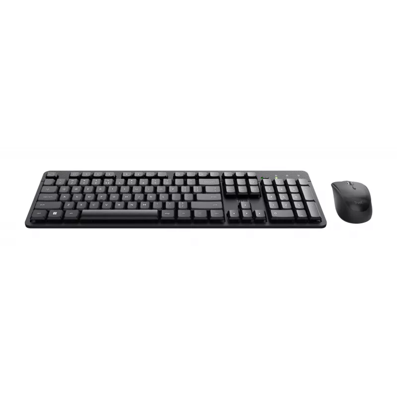 Trust Ody II tastatūra Pele iekļauta Universāla RF Bezvadu QWERTY US angļu Melna