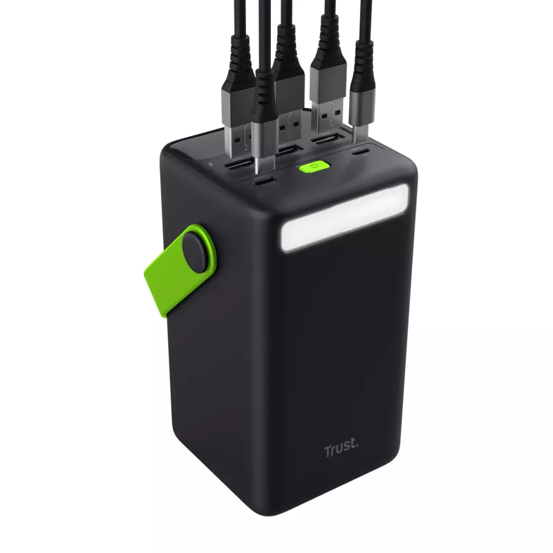 Trust Redoh XXL 50000 mAh melna, zaļa