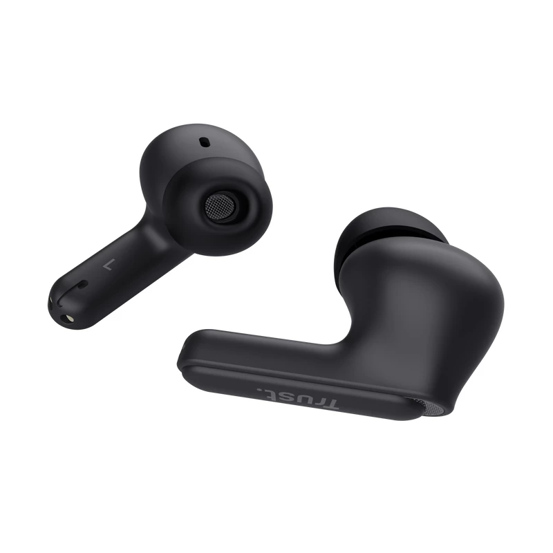 Trust Yavi austiņas True Wireless Stereo (TWS) Ievietojamās Zvani/Mūzika USB Type-C Bluetooth Melns