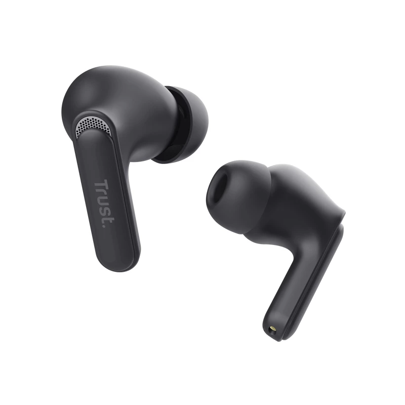 Trust Yavi austiņas True Wireless Stereo (TWS) Ievietojamās Zvani/Mūzika USB Type-C Bluetooth Melns