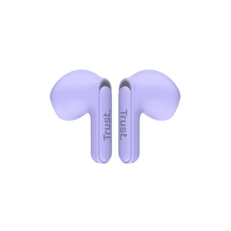 Trust Yavi austiņas True Wireless Stereo (TWS) ievietojamas zvaniem/mūzikai USB Type-C Bluetooth violetas