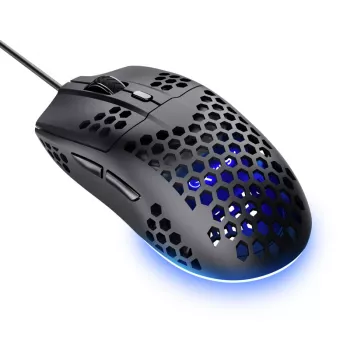 Trust GXT 928 HELOX, labās rokas, optiskā, USB Type-A, 6400 DPI, melna