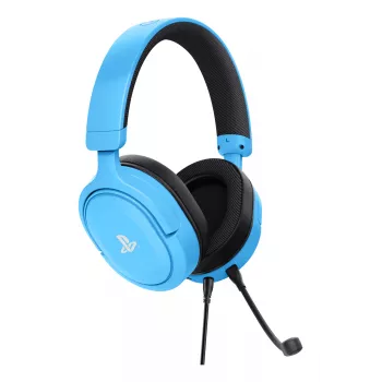 Trust GXT 498B Forta austiņas ar vadu, galvas lente, spēlēm, zilas