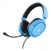 Trust GXT 498B Forta austiņas ar vadu, galvas lente, spēlēm, zilas