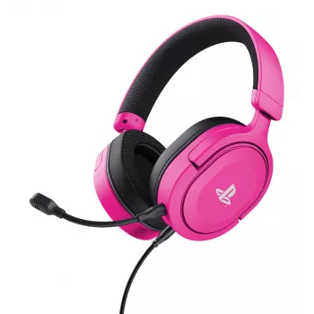 Trust GXT 498P Forta austiņas ar vadu, galvas lentes tipa, spēļu, rozā