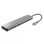 Trust 25661 saskarnes centrmezgls USB Type-C Alumīnijs