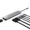 Trust 25661 saskarnes centrmezgls USB Type-C Alumīnijs