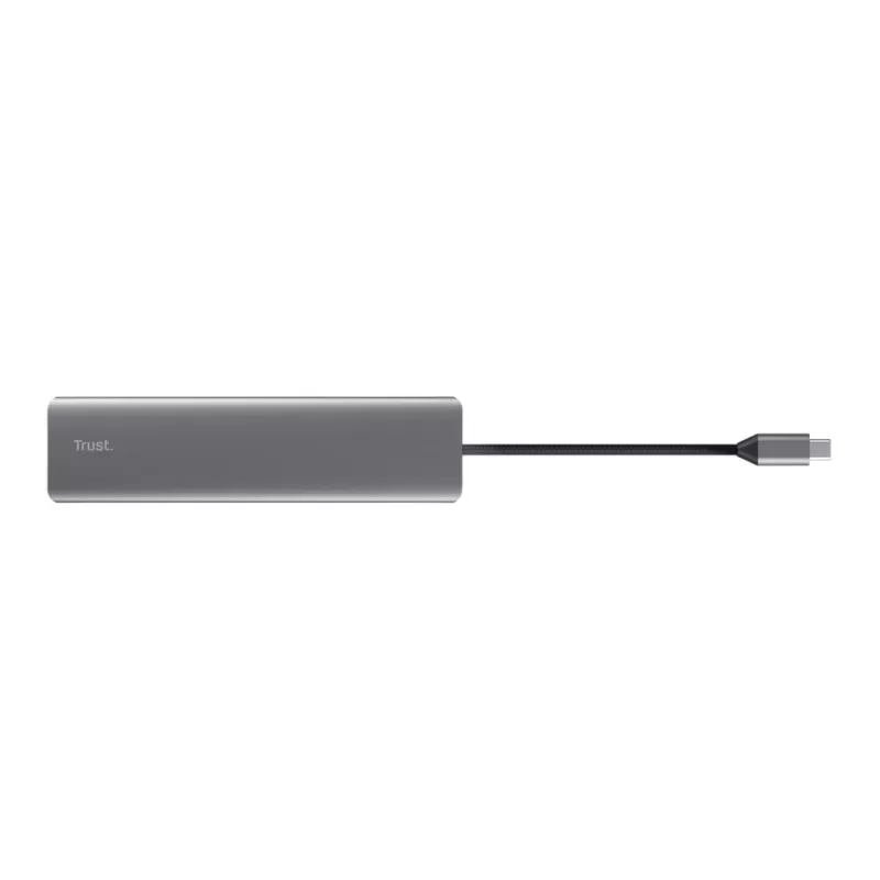 Trust 25661 saskarnes centrmezgls USB Type-C Alumīnijs