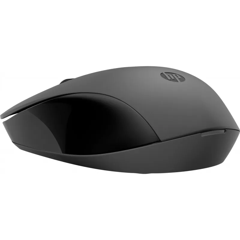 HP 150 bezvadu pele, piemērota abām rokām, optiskā, RF bezvadu, 1600 DPI, melna