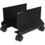 Techly CPU tērauda turētājs ar riteņiem, melns ICA-CS 34, melns, PC, multimediju ratiņi, 25 kg, 195 mm, 240 mm