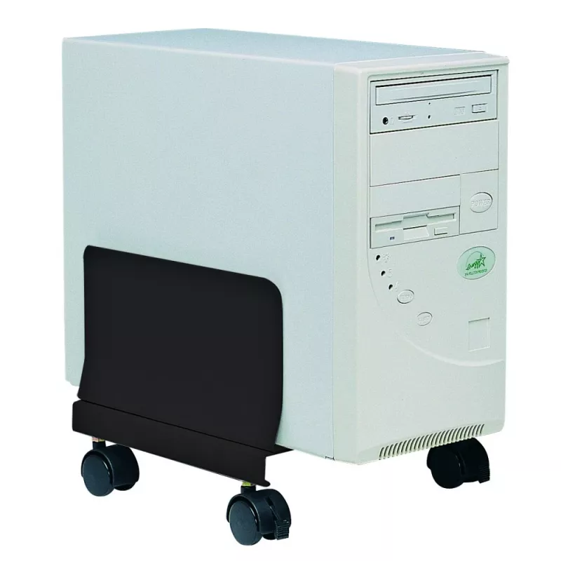 Techly CPU tērauda turētājs ar riteņiem, melns ICA-CS 34, melns, PC, multimediju ratiņi, 25 kg, 195 mm, 240 mm