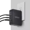 StarTech.com 140 W USB-C sienas lādētājs, 3x USB-C/1x USB-A, PD 3.1 starptautiskais GaN strāvas adapteris MacBook/Dell XPS/Inspiron