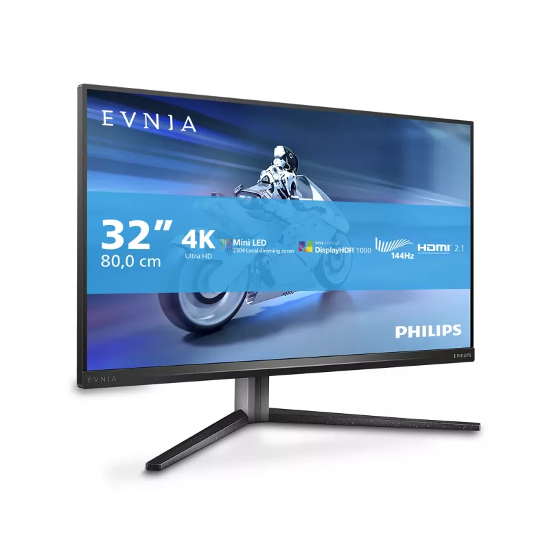 Philips Evnia 32M2N6800M/00 datora monitors 80 cm (31,5 collu) 3840 x 2160 pikseļi 4K Ultra HD LCD Pelēks